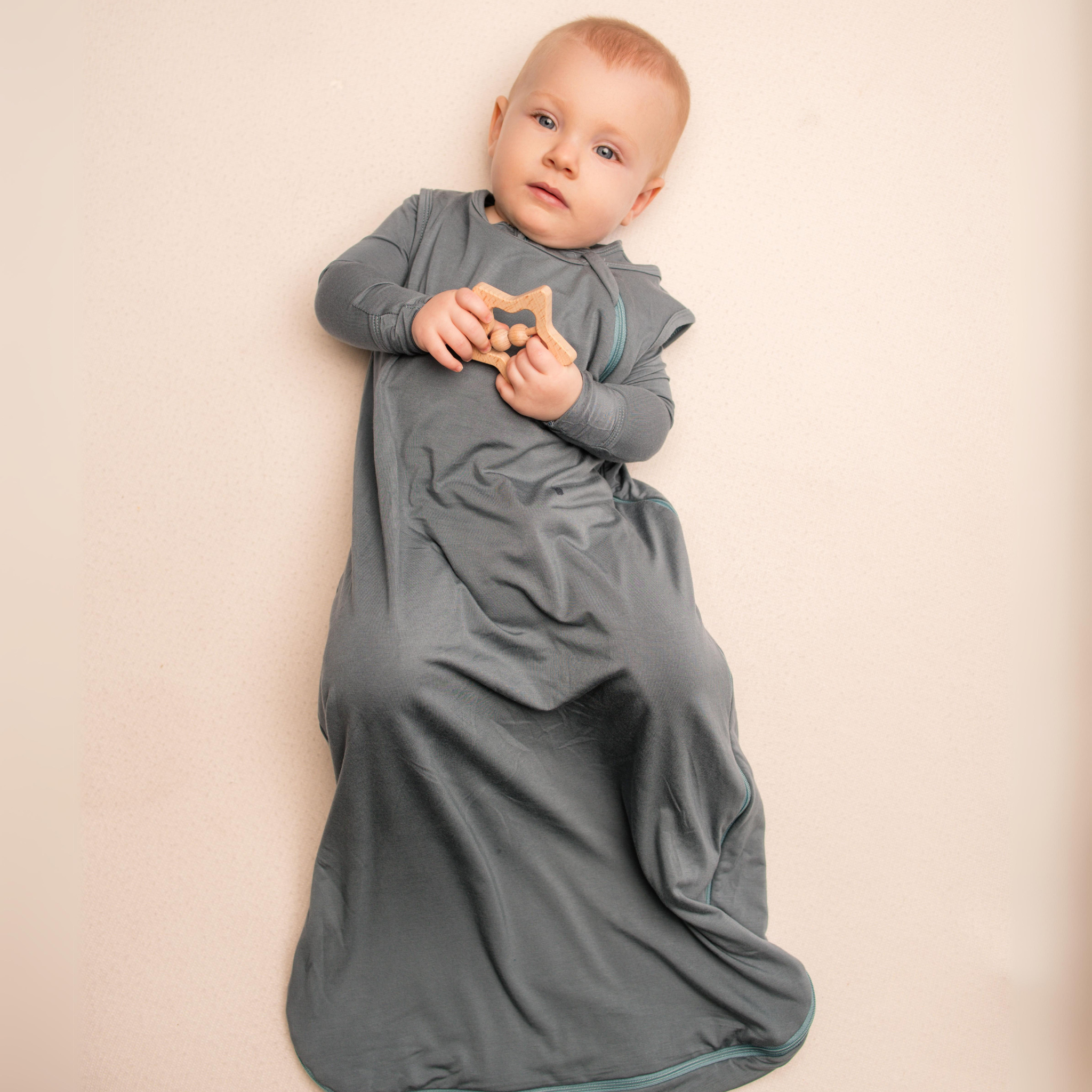 Bamboo Sleep Sack - Stone Blue - Bambino Azizo