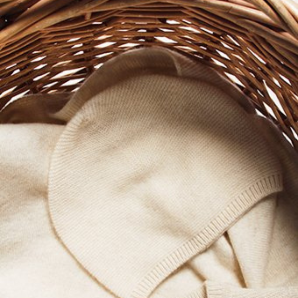 Luxury Cashmere Baby Hat - Naturale - Bambino Azizo