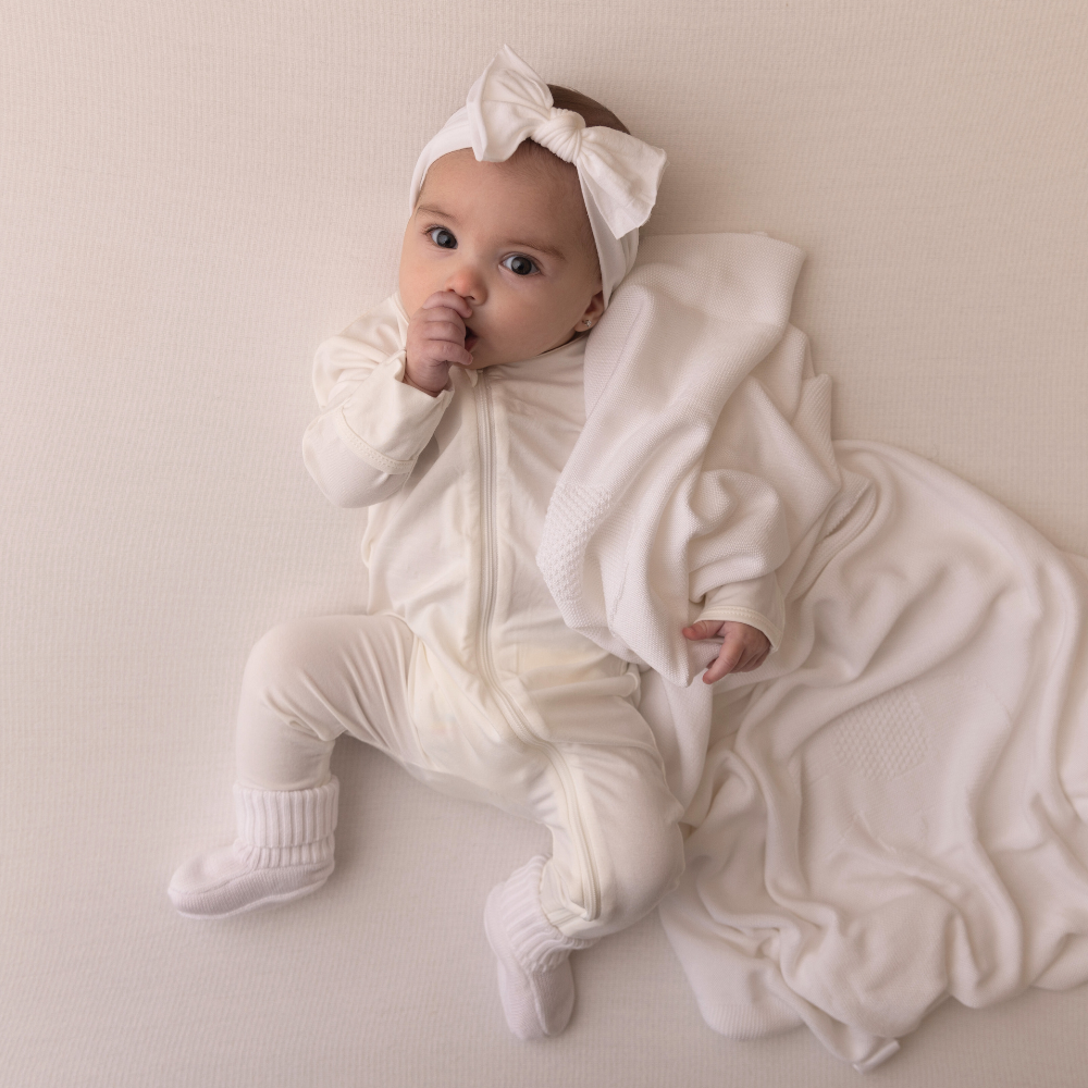 Pure Eucalyptus Blanket - Dream White - Bambino Azizo