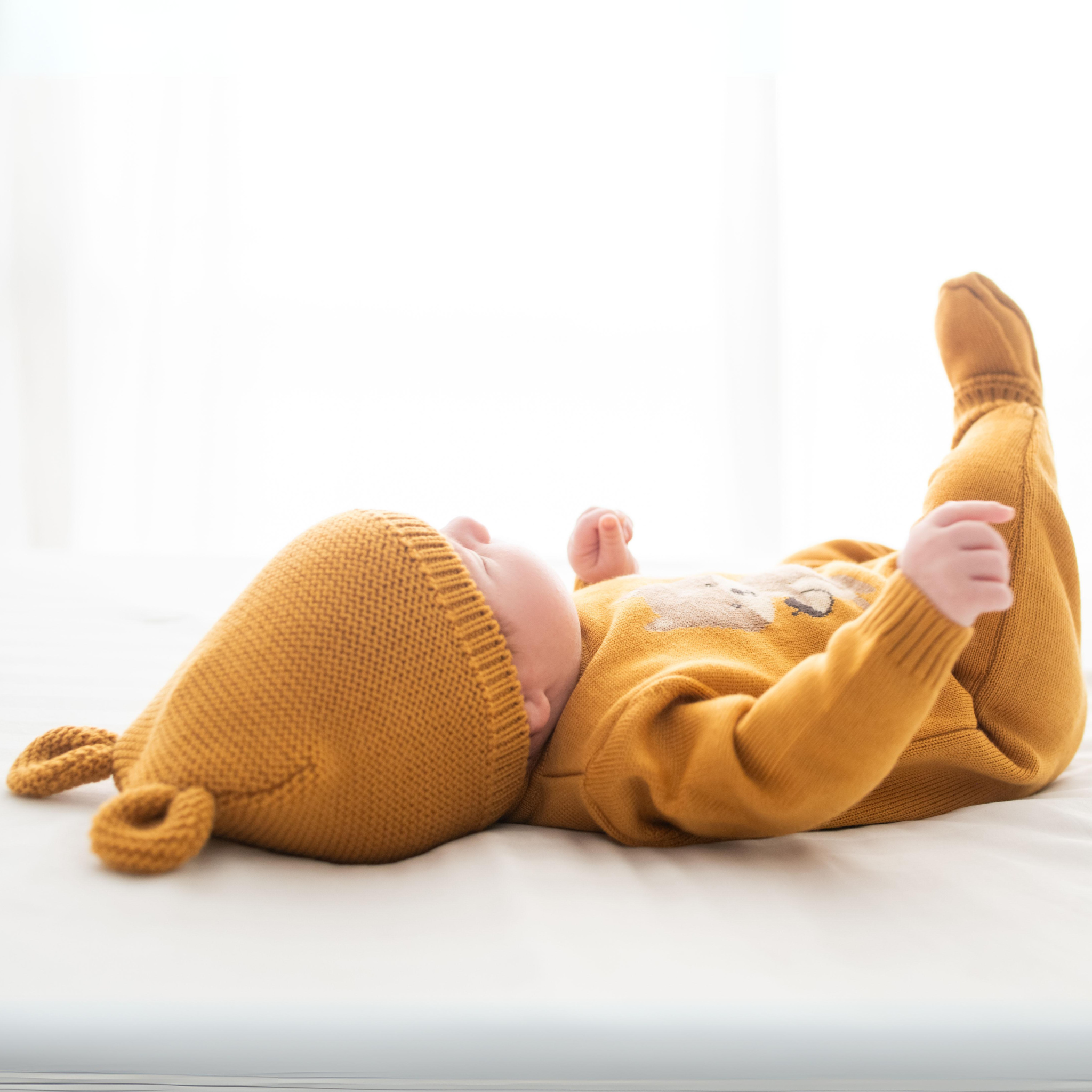 Virgin Merino Wool Booties - Honey - Bambino Azizo