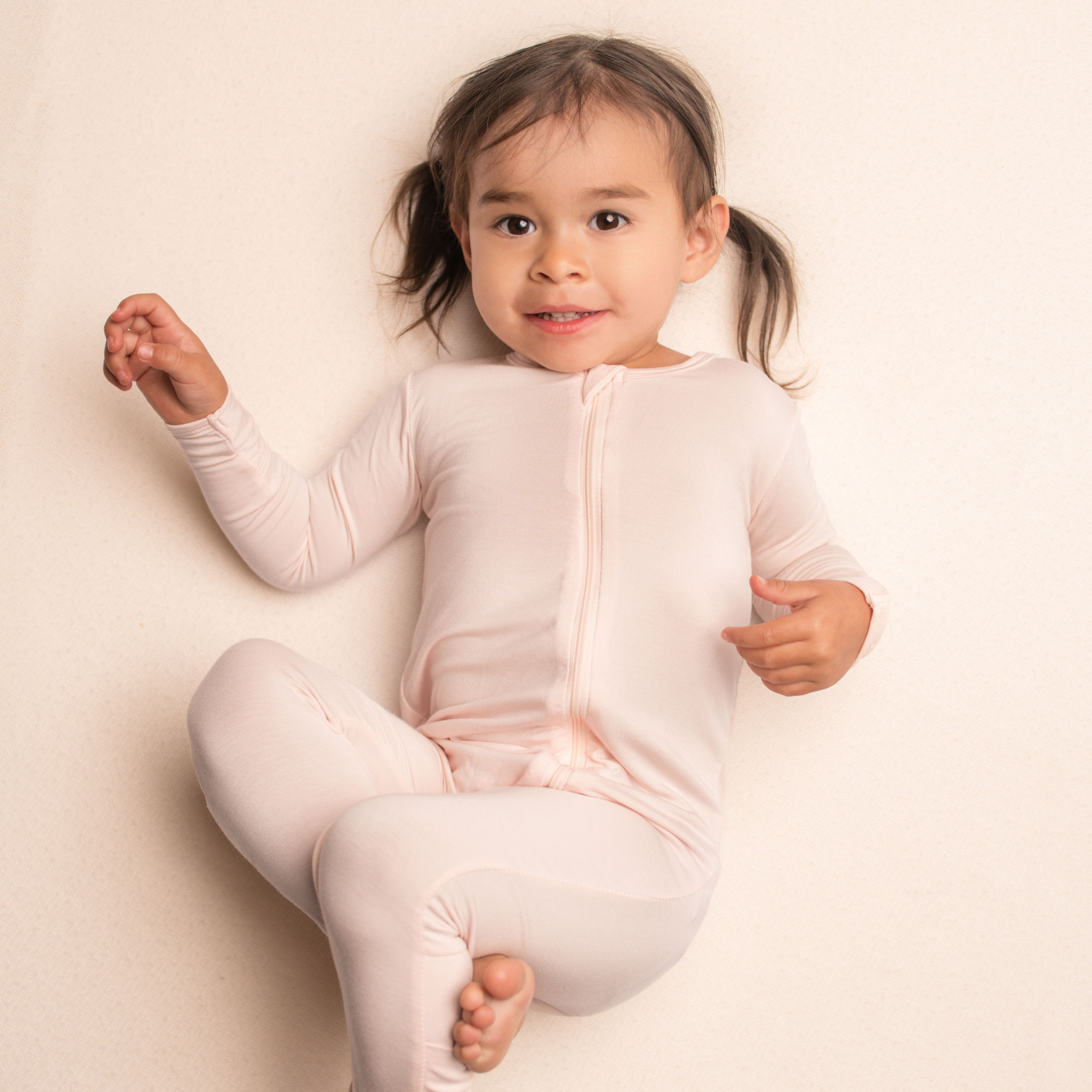 Baby Bamboo Onesie - Cloud Pink - Bambino Azizo