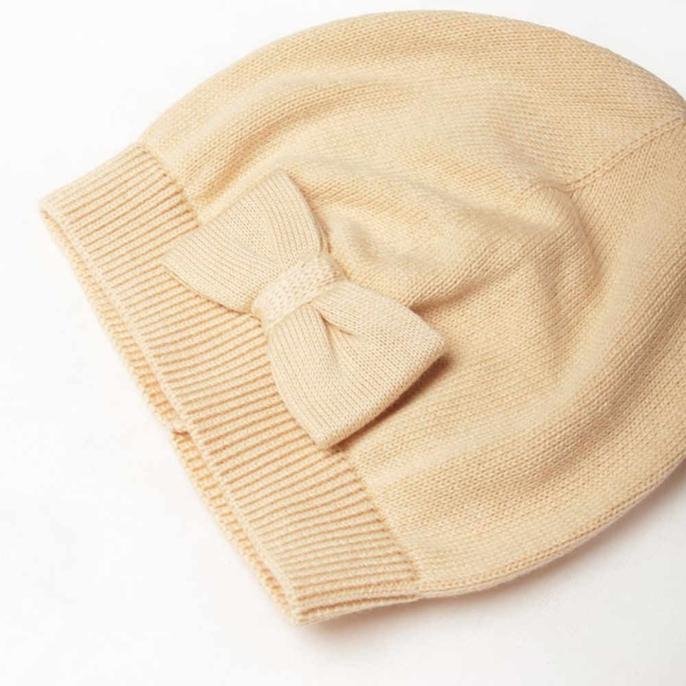 Bow Hat - Hazelnut - Bambino Azizo
