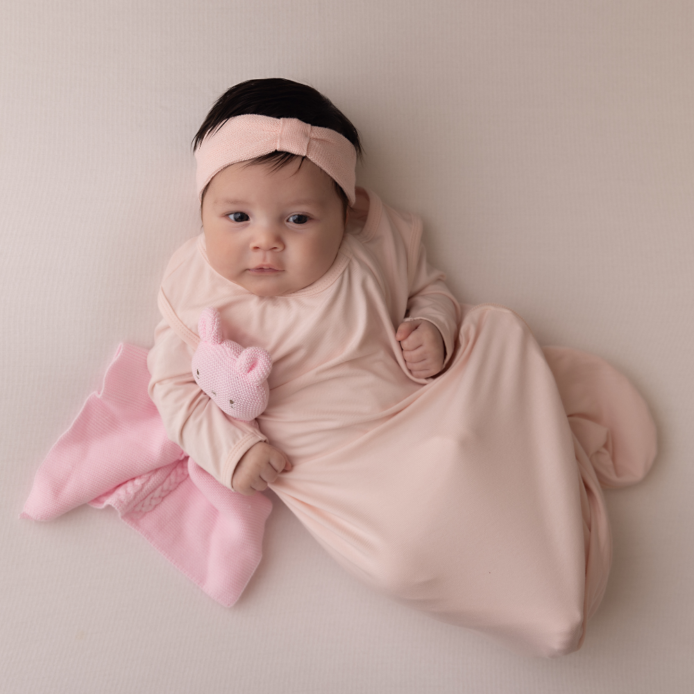 Double Layer Sleep Sack - Cloud Pink - Bambino Azizo