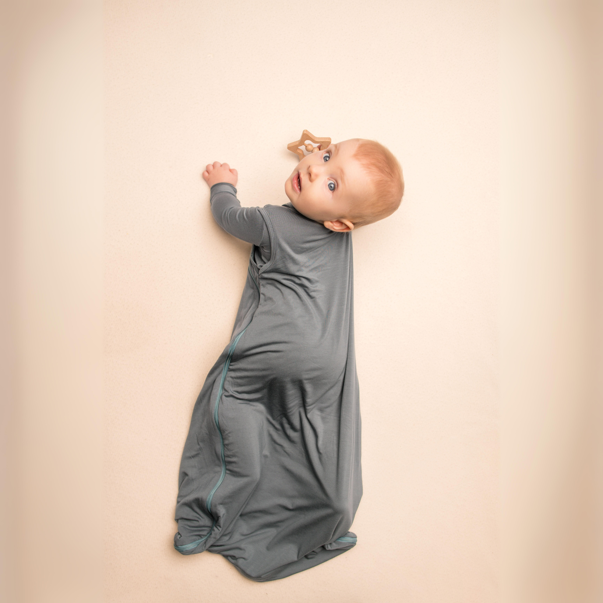 Bamboo Sleep Sack - Stone Blue - Bambino Azizo