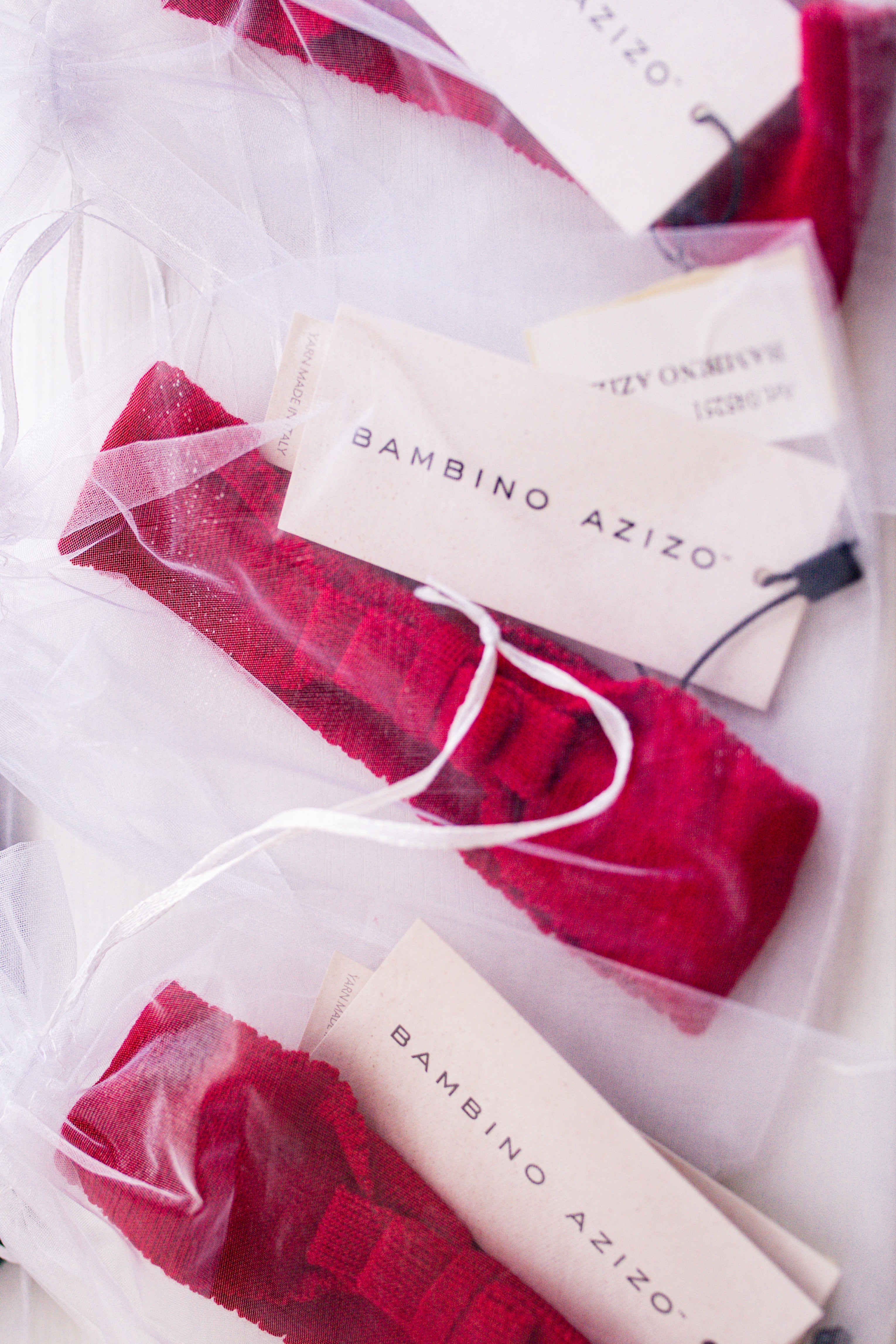 Virgin Merino Wool Bow Headband - Scarlet Red