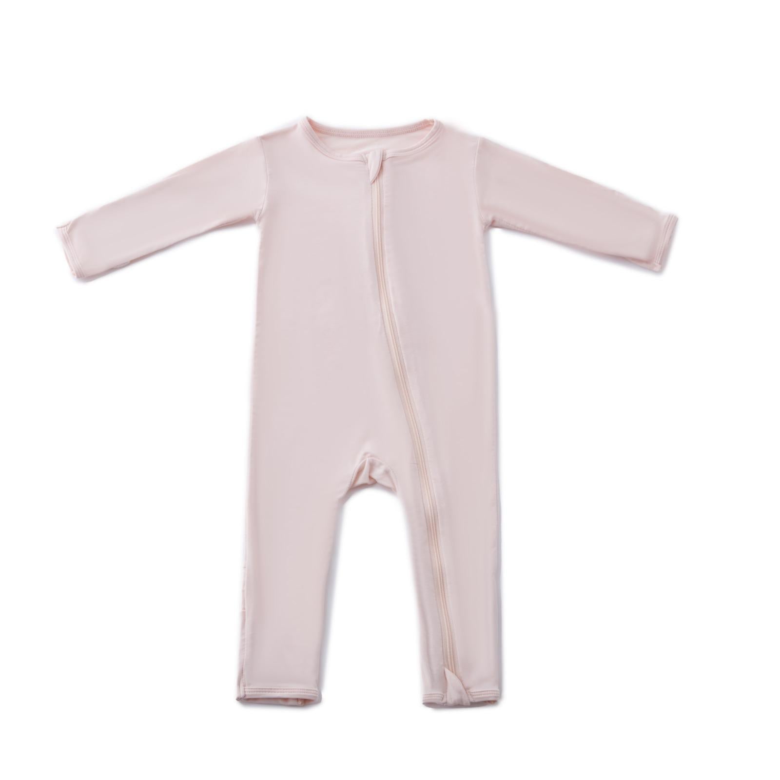 Baby Bamboo Onesie - Cloud Pink - Bambino Azizo
