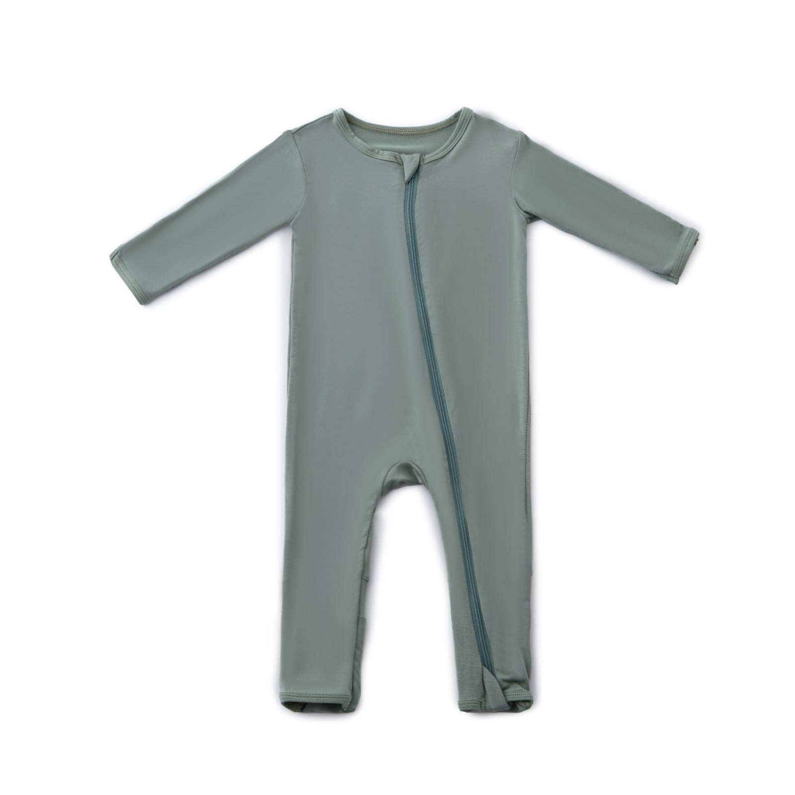 Baby Bamboo Onesie - Sage Green - Bambino Azizo