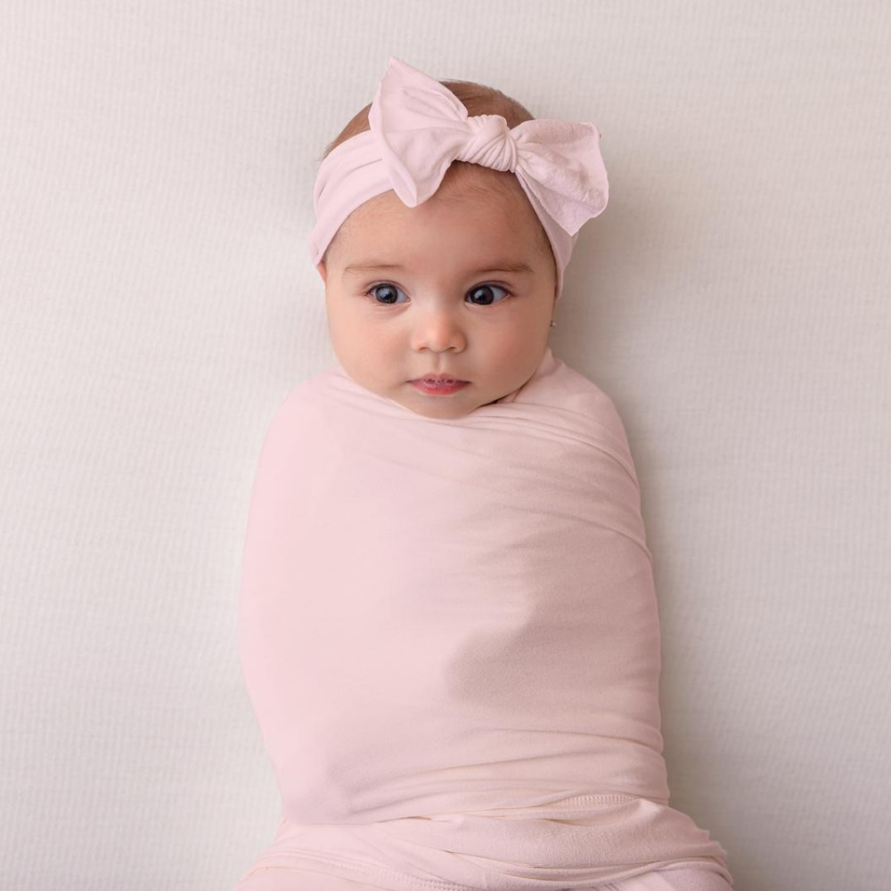 Bamboo Swaddle Blanket - Cloud Pink