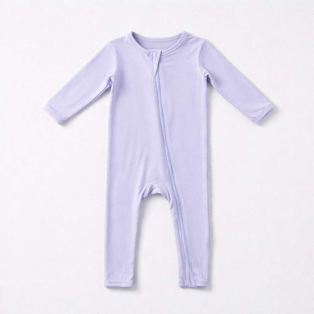 Baby Bamboo Onesie - Lavender - Bambino Azizo